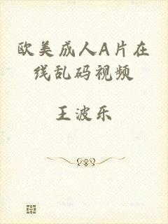 欧美成人A片在线乱码视频