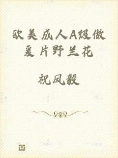 欧美成人A级做爰片野兰花