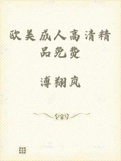 欧美成人高清精品免费