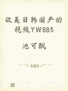 欧美日韩国产的视频YW885