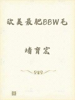 欧美最肥BBW毛