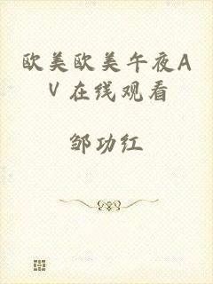 欧美欧美午夜AⅤ在线观看