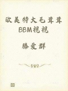 欧美特大毛茸茸BBM视视