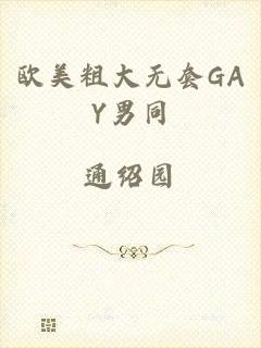 欧美粗大无套GAY男同