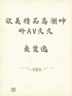欧美精品高潮呻吟AV久久