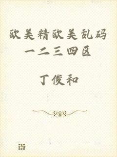 欧美精欧美乱码一二三四区