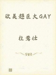 欧美超巨大GAY