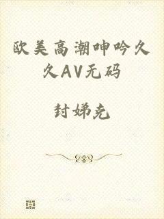 欧美高潮呻吟久久AV无码