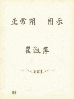 正常阴脣图示