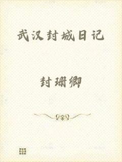 武汉封城日记