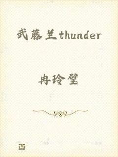 武藤兰thunder