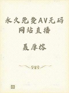 永久免费AV无码网站直播