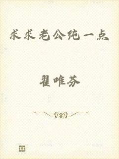 求求老公纯一点