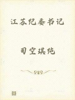 江苏纪委书记