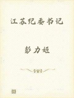 江苏纪委书记