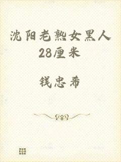 沈阳老熟女黑人28厘米