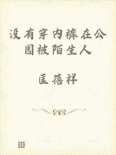 没有穿内裤在公园被陌生人