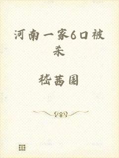 河南一家6口被杀