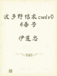 波多野结衣cwdv04番号