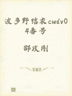 波多野结衣cwdv04番号