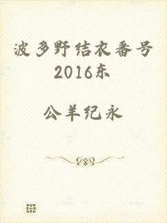 波多野结衣番号2016东