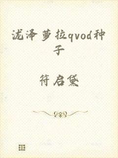 泷泽萝拉qvod种子