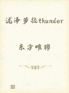 泷泽萝拉thunder