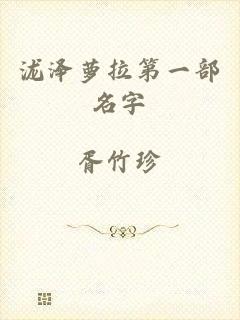 泷泽萝拉第一部名字