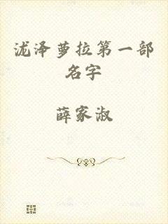 泷泽萝拉第一部名字