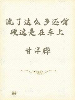流了这么多还嘴硬这是在车上