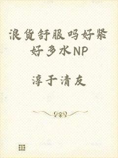 浪货舒服吗好紧好多水NP