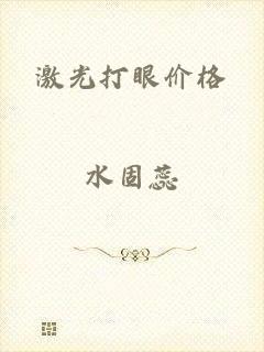 激光打眼价格