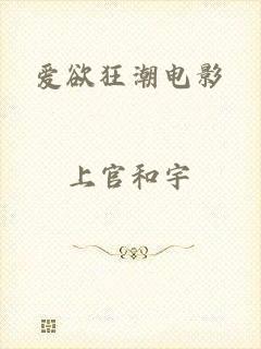 爱欲狂潮电影