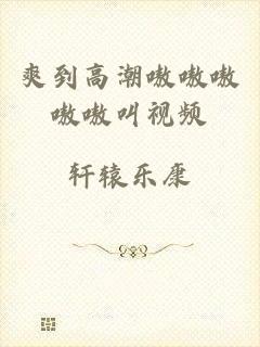 爽到高潮嗷嗷嗷嗷嗷叫视频