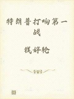 特朗普打响第一战