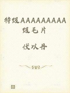 特级AAAAAAAAA级毛片