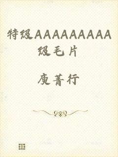 特级AAAAAAAAA级毛片