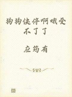 狗狗快停啊哦受不了了