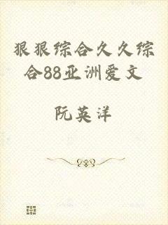 狠狠综合久久综合88亚洲爱文