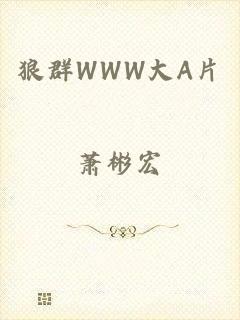 狼群WWW大A片