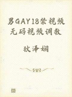 男GAY18禁视频无码视频调教