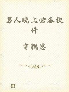 男人晚上必备软件