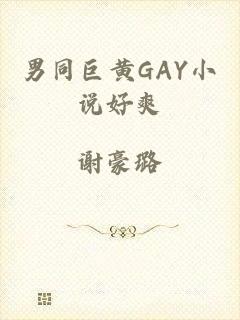 男同巨黄GAY小说好爽