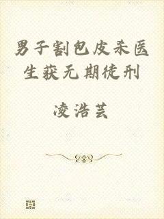 男子割包皮杀医生获无期徒刑