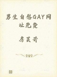 男生自慰GAY网址免费