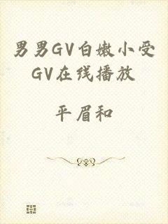 男男GV白嫩小受GV在线播放