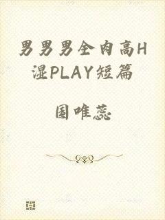 男男男全肉高H湿PLAY短篇