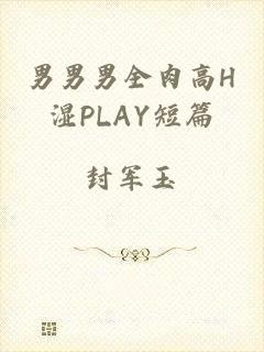 男男男全肉高H湿PLAY短篇
