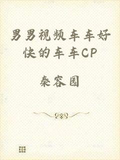 男男视频车车好快的车车CP