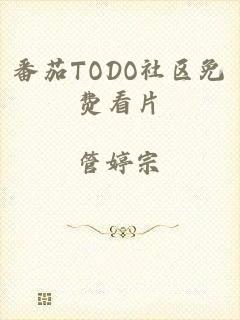 番茄TODO社区免费看片